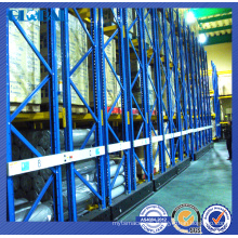 ISO Certificate Automatic logistic system of mobile rack/high-tec movable heavy duty steel rack